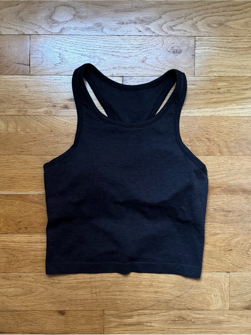 Lululemon Ebb to Street cropped racerback tank (size: 4)